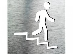 Semn de iesire scara spre dreapta in jos